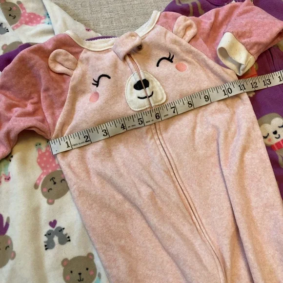 Set of 4 Sleep and Play PJs by Carter's and Just One You, 2T - Picture 4 of 10